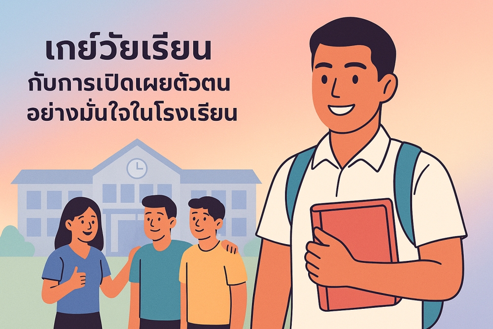 เกย์วัยเรียน กับการเปิดเผยตัวตนอย่างมั่นใจในโรงเรียน