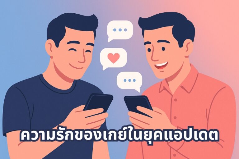 ความรักของเกย์ ในยุคแอปเดต จากการหาคู่สู่ความผูกพันที่แท้จริง
