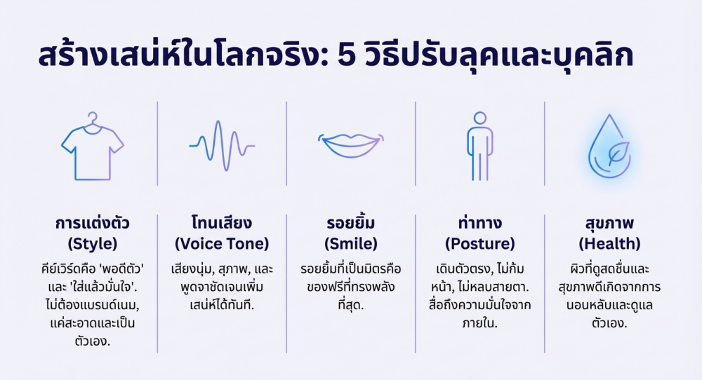 เสริมเสน่ห์ให้เป็น เกย์น่ารัก จากภายในสู่ภายนอก
