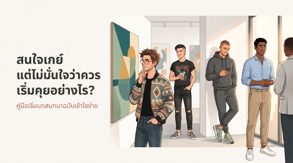 สนใจเกย์ แต่ไม่มั่นใจว่าควรเริ่มคุยอย่างไร