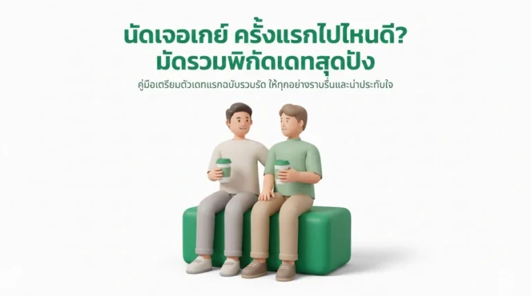 นัดเจอเกย์ ครั้งแรกไปไหนดี? มัดรวมพิกัดเดทสุดปัง