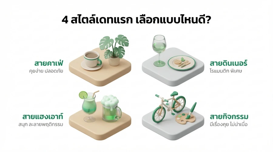 มัดรวมพิกัดเดท! นัดเจอเกย์ ครั้งแรกไปสไตล์ไหนดี